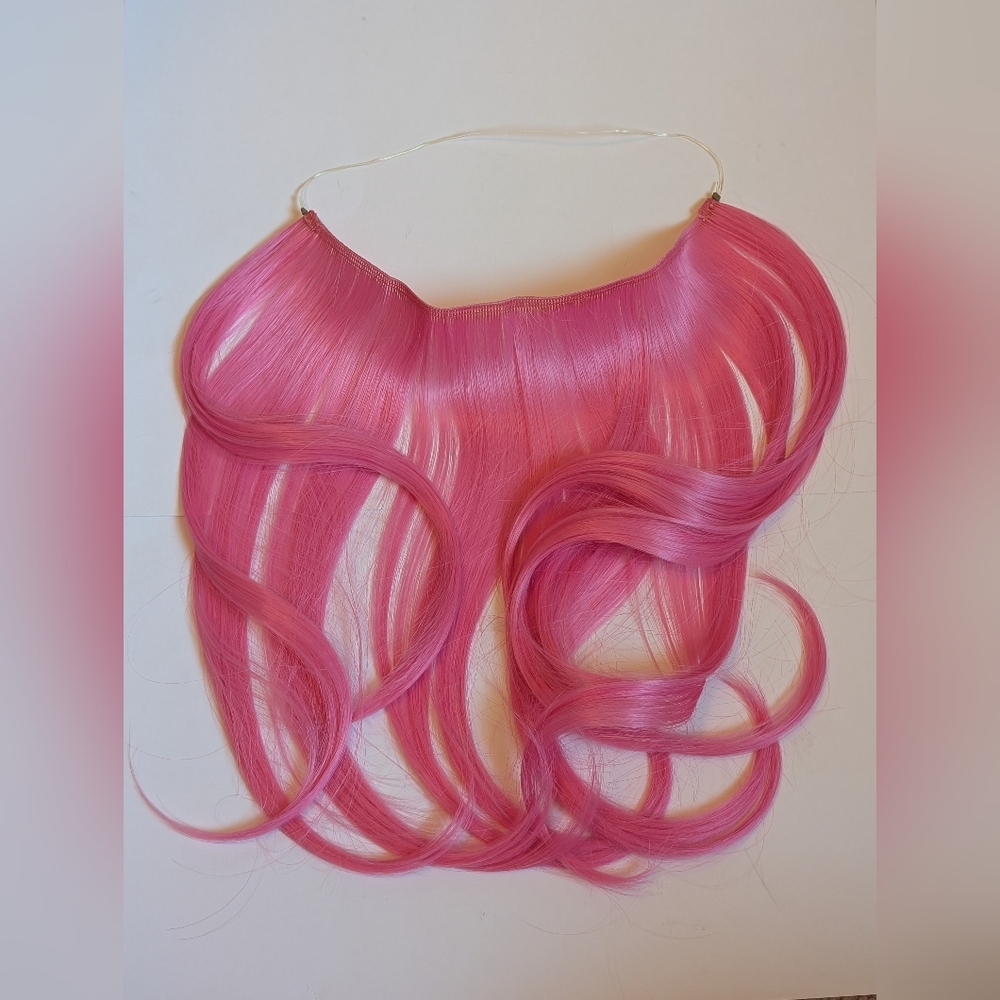 Pink Secret Color Headband Hair Extensions - Picture 10 of 12